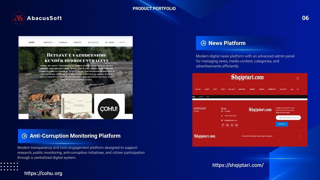 News Platform — Shqiptari.com